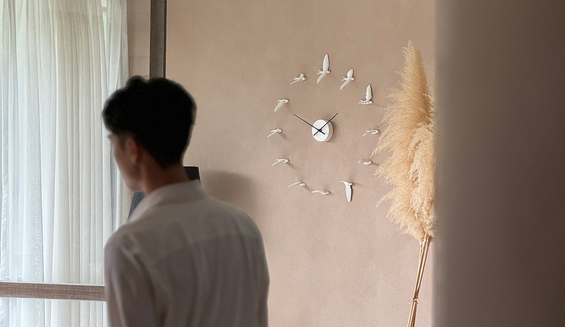 A quiet beauty on your wall, and a gentle keeper of time