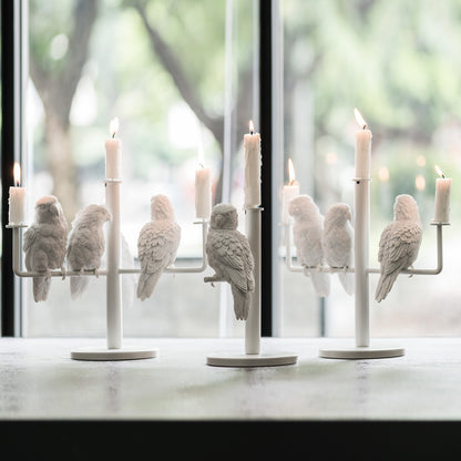 Parrot X Candle Holder - Single