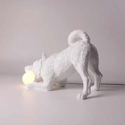 Playful dog X LAMP