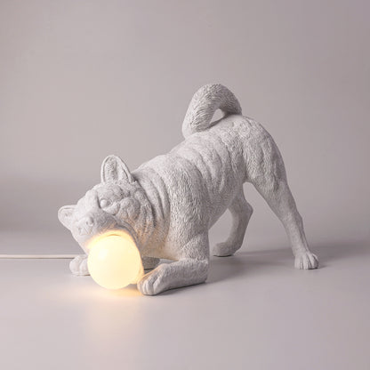 Playful dog X LAMP